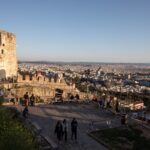 Thessaloniki, Greece on Holy Thursday, April 16, 2020. Greece is on the twenty-fifth day of a strict nationwide lockdown seeking to halt the spread of the COVID-19 infection caused by novel coronavirus, with excursions from the home limited to attending work, buying food, visiting the doctor, walking the dog or going for a solitary jog. /Πύργος Τριγωνίου, Μεγάλη Πέμπτη, Θεσσαλονίκη, 16 Απριλίου 2020. Η Ελλάδα βρίσκεται στην εικοστή πέμπτη ημέρα επιβολής απαγόρευσης κυκλοφορίας επιδιώκοντας να σταματήσει η εξάπλωση της μόλυνσης από τον κοροναϊό COVID-19, με εξαίρεση την έξοδο για και απο το χώρο εργασίας, αγορές τροφίμων, επίσκεψη σε γιατρό και φαρμακείο ή βόλτα κατοικίδιου και προσωπική άσκηση.